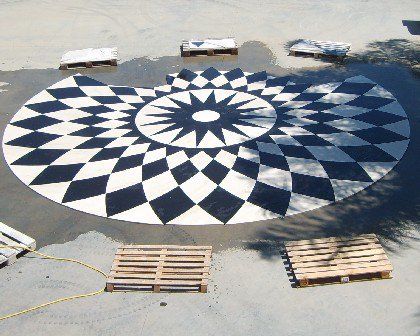 Inlaid floor