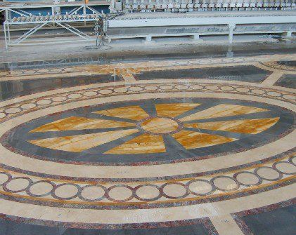 inlaid floor - New York home