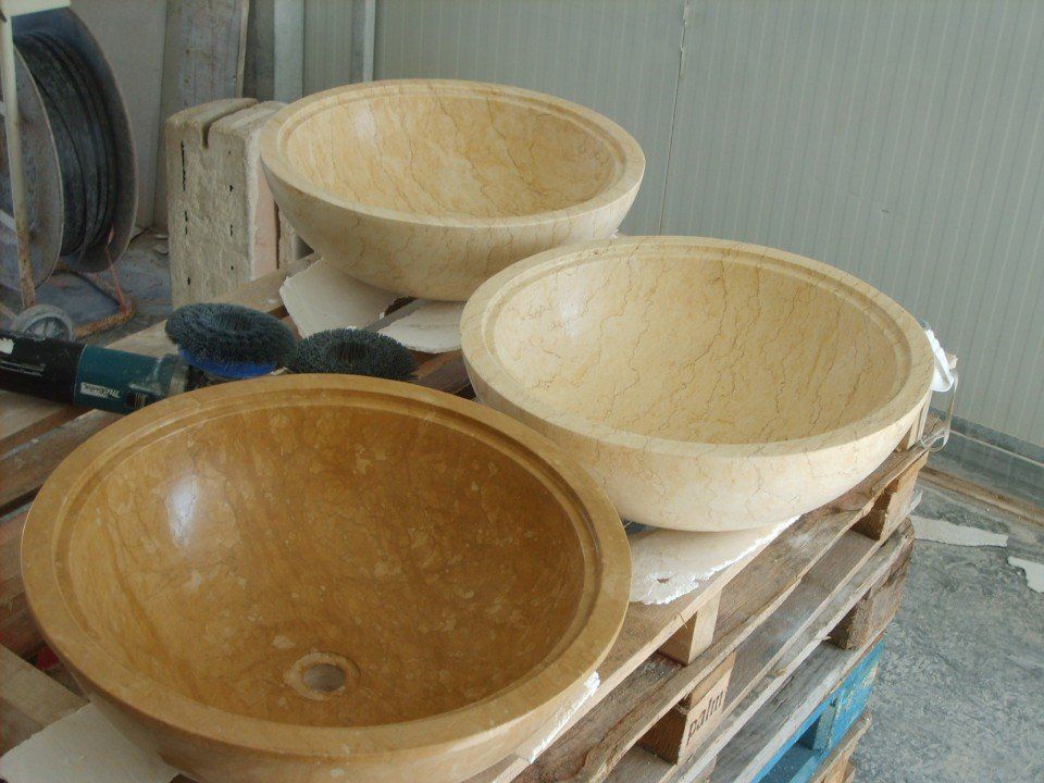 Carved stone basin 3