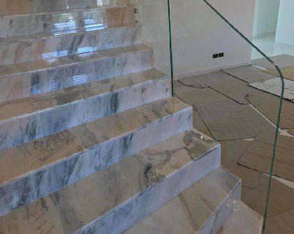 Staircase realized in Rose of Portugal