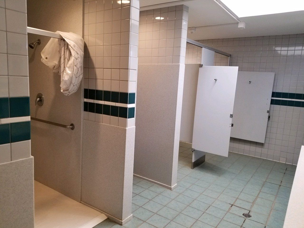 Bathroom with Showers