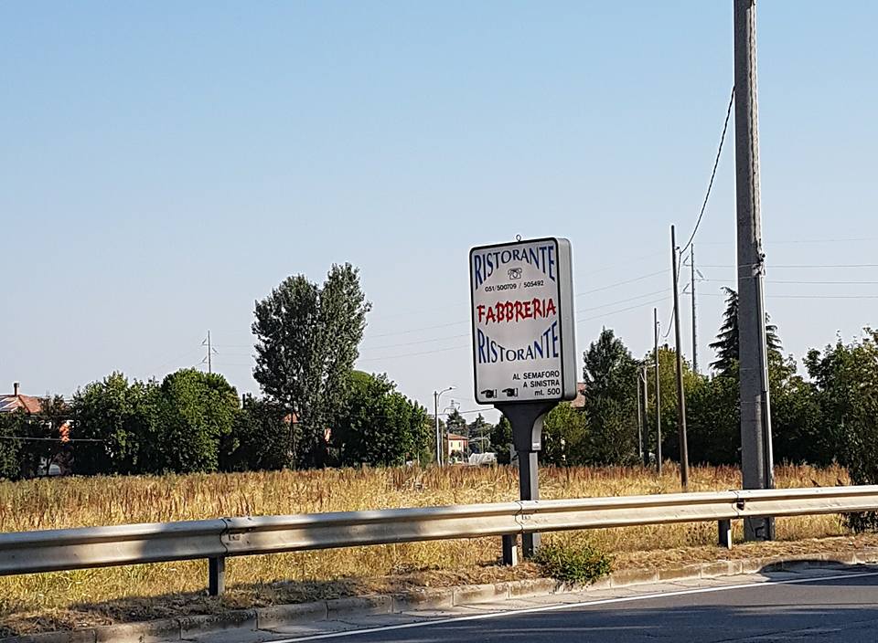 Restaurant sign