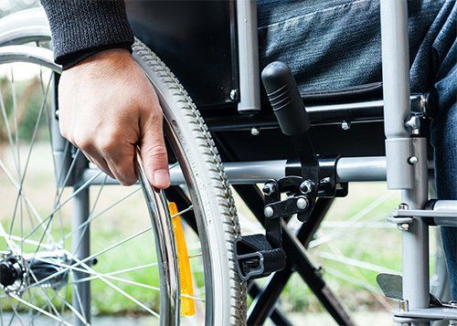 Injured Man on Wheelchair - General law firm in Cambridge, OH Injured Man on Wheelchair - General law firm in Cambridge, OH