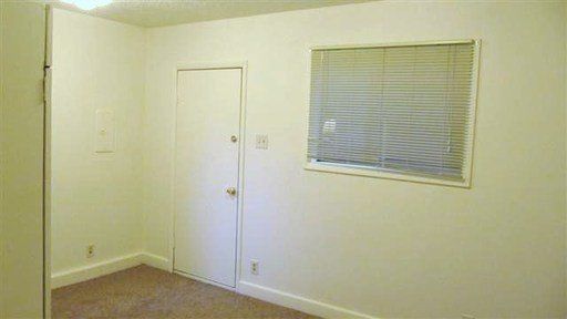 There is a window in the middle of the room.