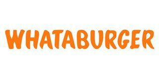 The logo for whataburger is orange on a white background.