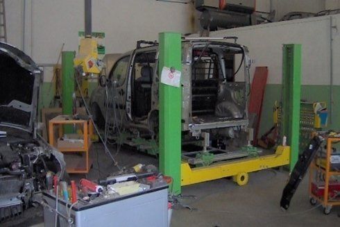 Sostituzione della carrozzeria di un veicolo