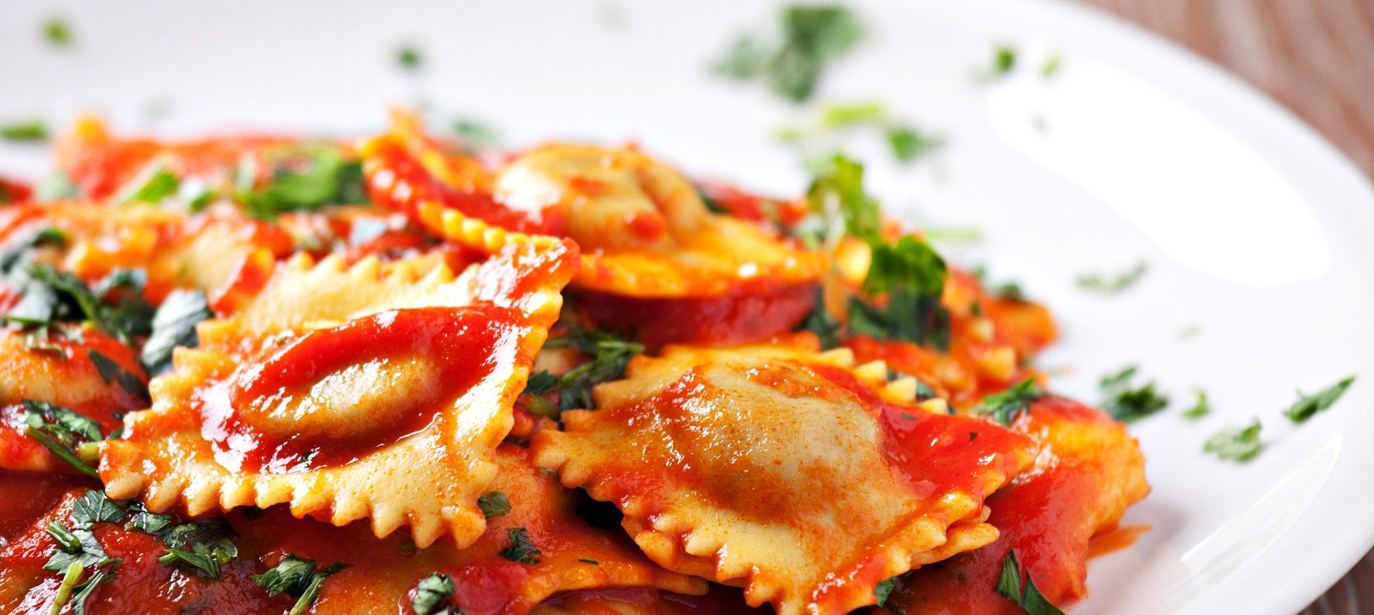 closeup of appetizers