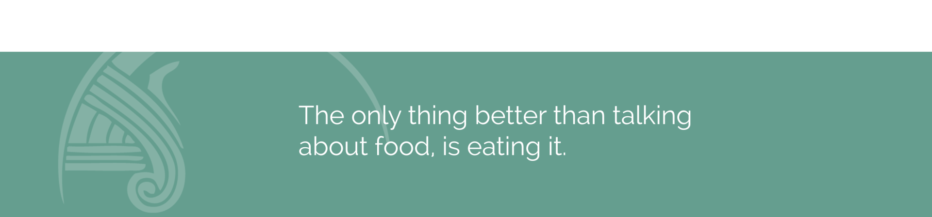 The only thing better than talking about food is waiting it
