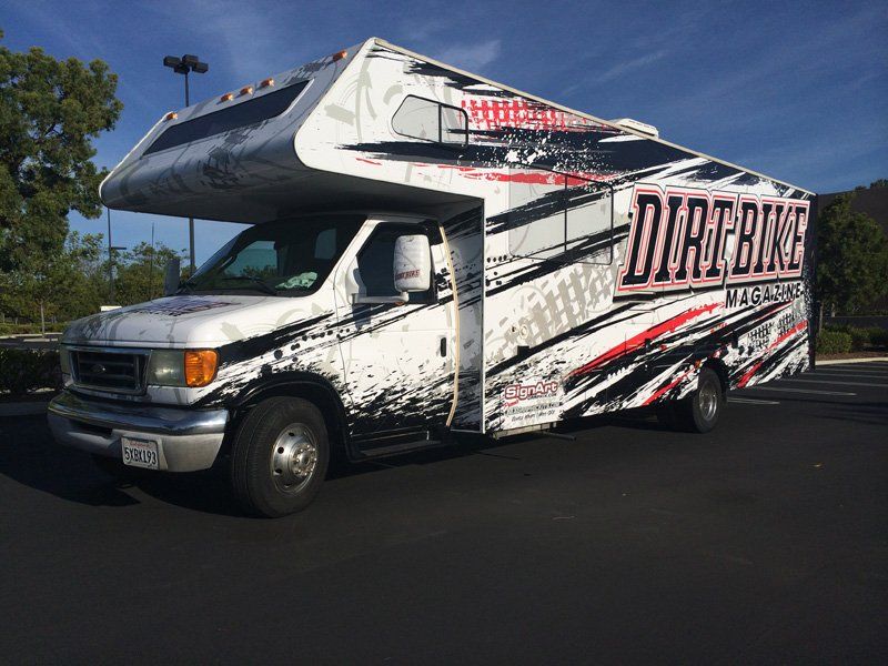 Dirtbike Magazine Custom Vehicle Wrap
