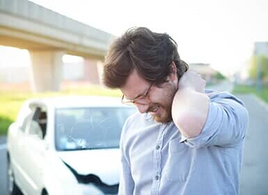 A man in need of a personal injury lawyer in Fredericksburg, VA