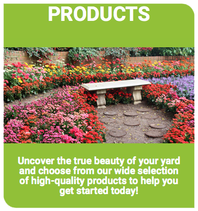 Products provided by Affordable Sprinklers and Landscaping to create custom yard