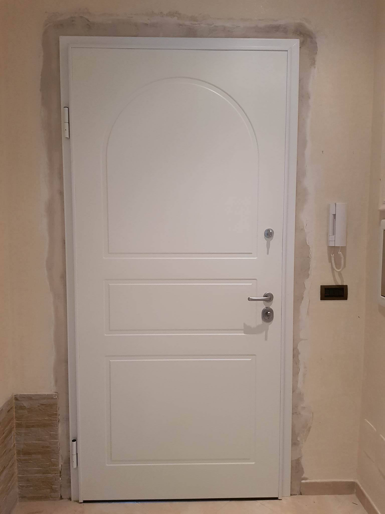 porta blindata bianca
