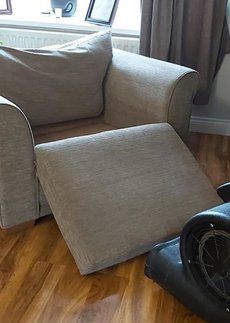 cleaning sofa