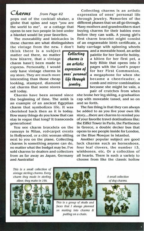 Unique Jewelry — Vintage Charms Page 2 in Palm Beach, FL