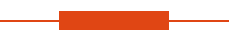 A red square with two lines going through it on a white background.