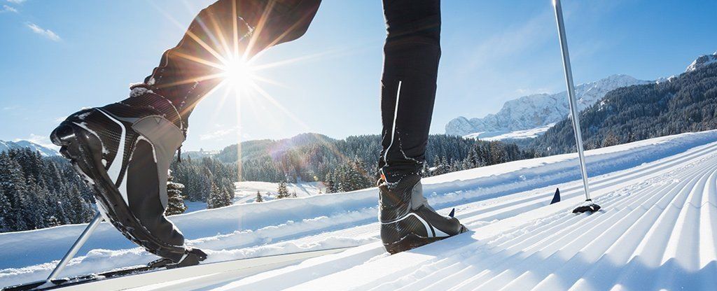 Cross-country skier. 