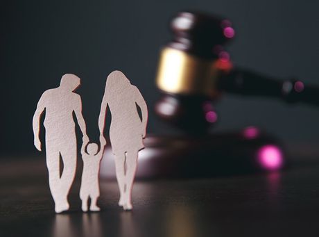 Family Figure And Gavel On Table — Auburn, NY — Norman J. Chirco Law
