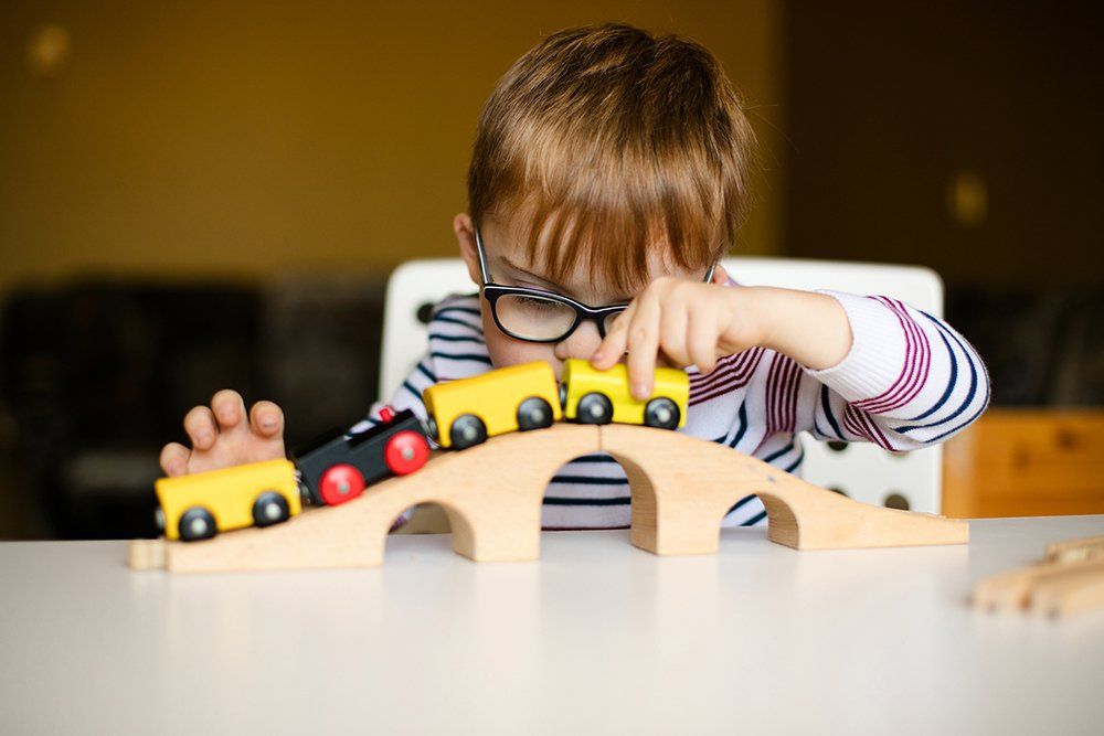 Autism Child Playing