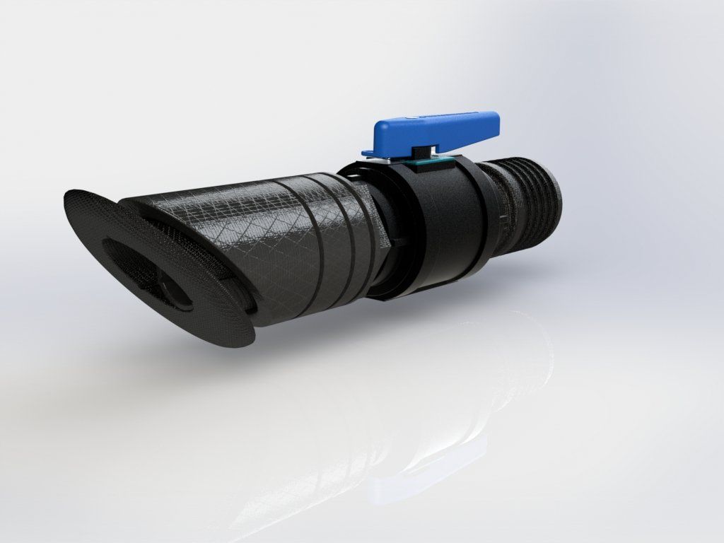Composite Jet Thruster nozzle assemble 