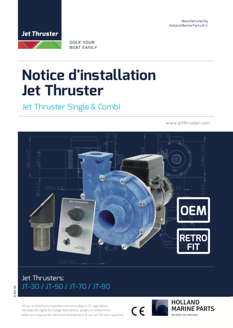 Front page of a Jet Thruster manual
