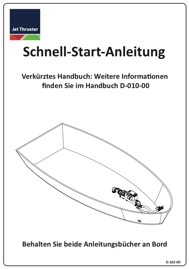 Front page of a Jet Thruster manual