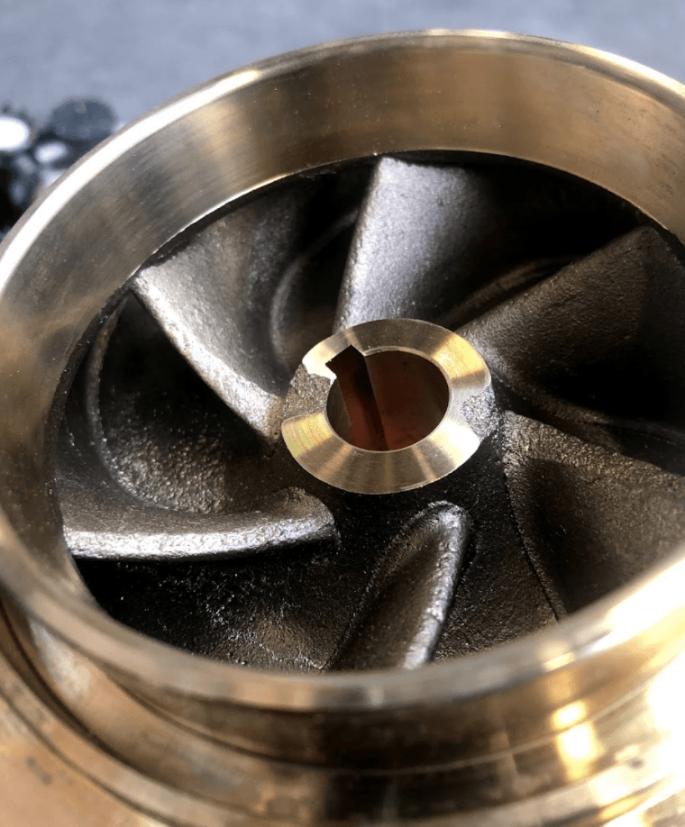 Jet Thruster Bronze Impeller for JT70 and JT90 systems