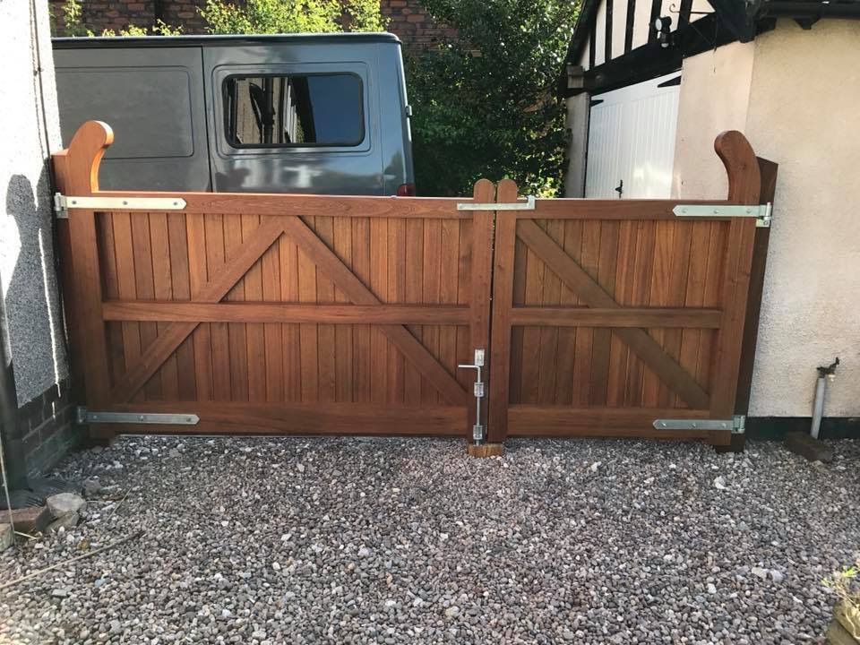 wooden gate