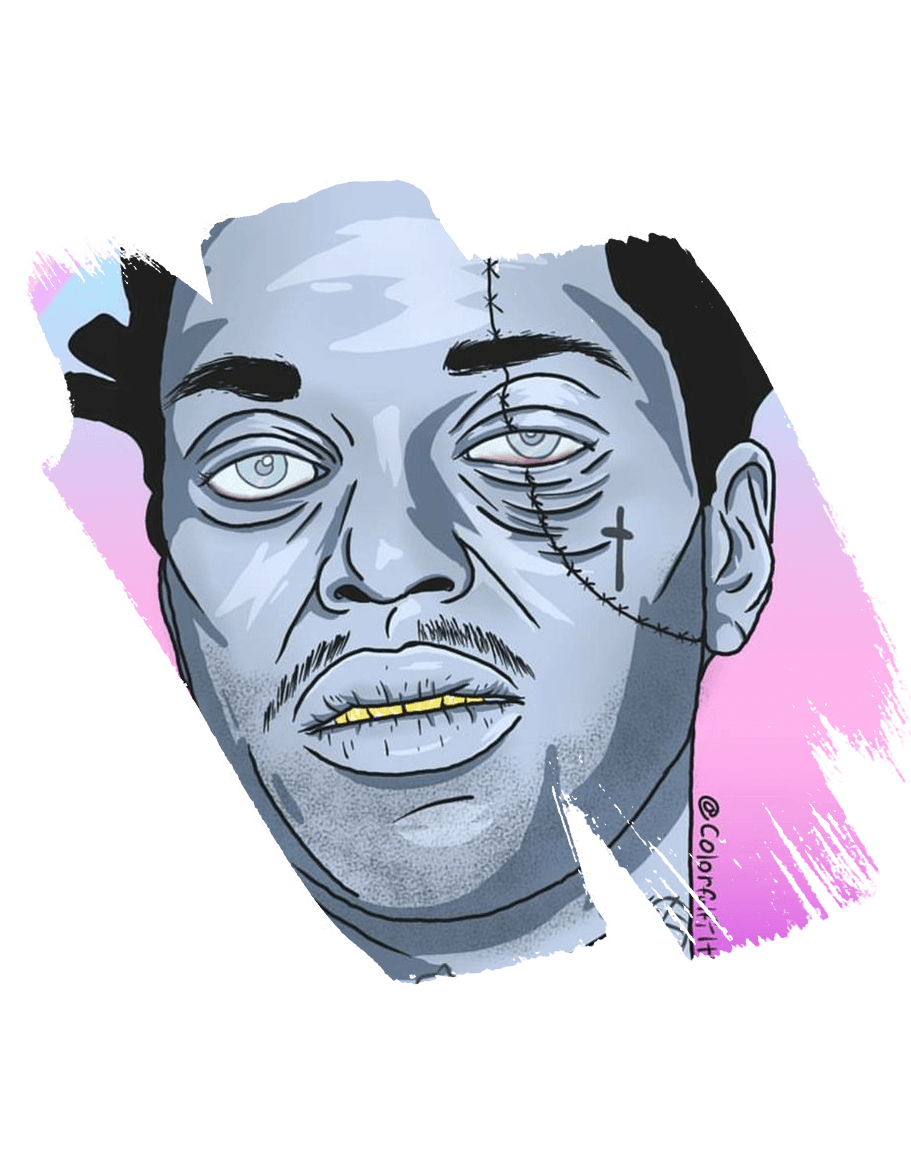 zombie kodak black by Colorful Filth zombie kodak black drawing by colorfulfilth
