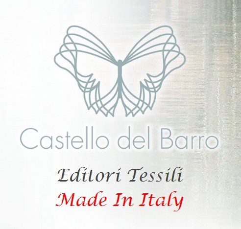 Ein Logo für Castello del Barro Textilverlag, hergestellt in Italien