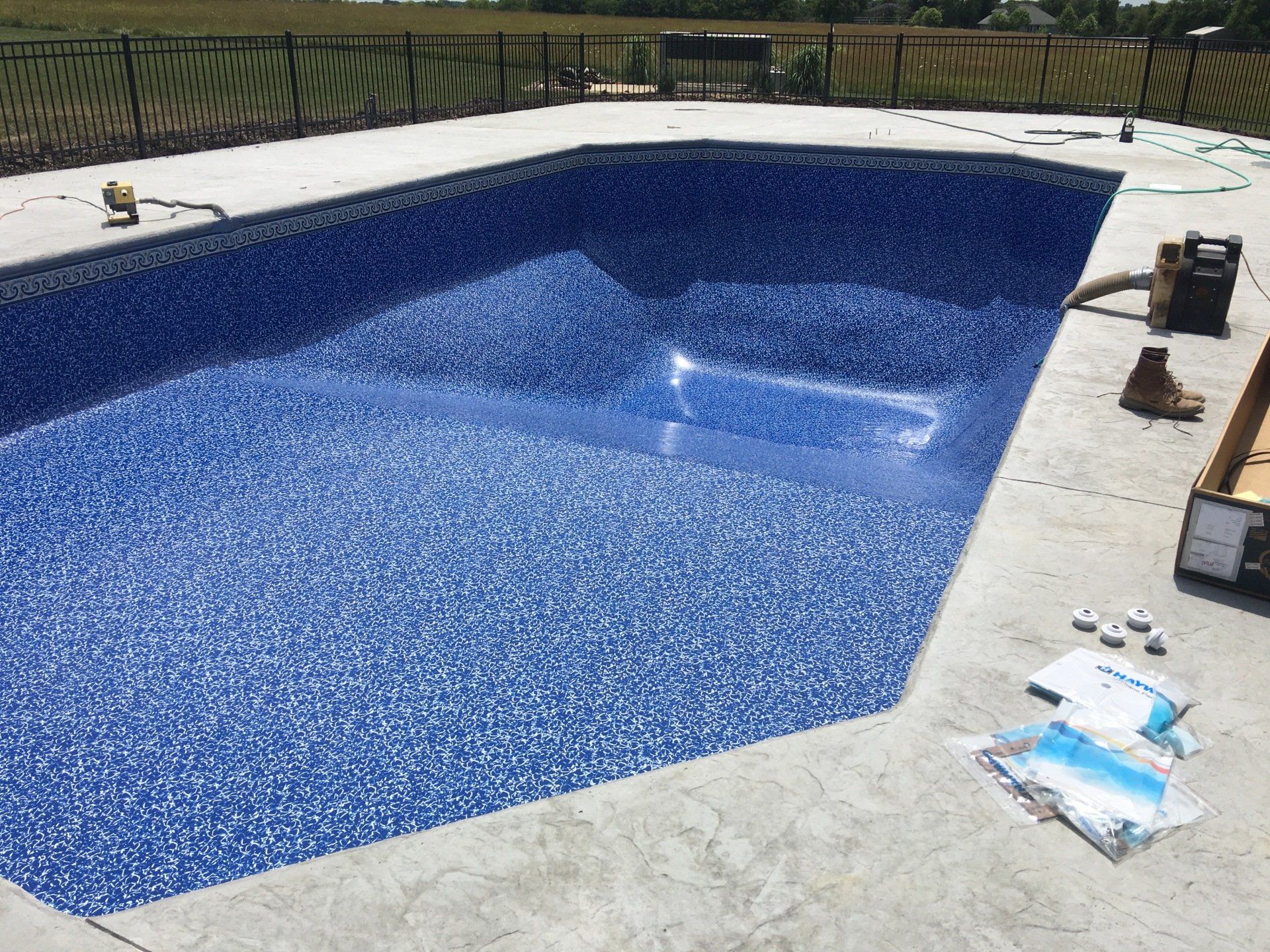 Vinyl Liner installed by Icon Pools, LLC