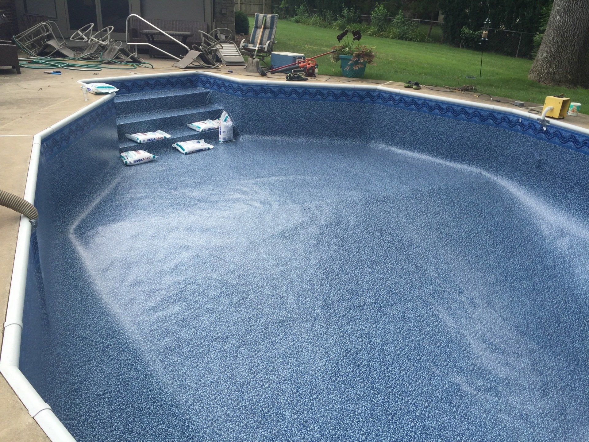 Vinyl Liner installed by Icon Pools, LLC