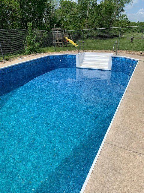Vinyl Liner installed by Icon Pools, LLC