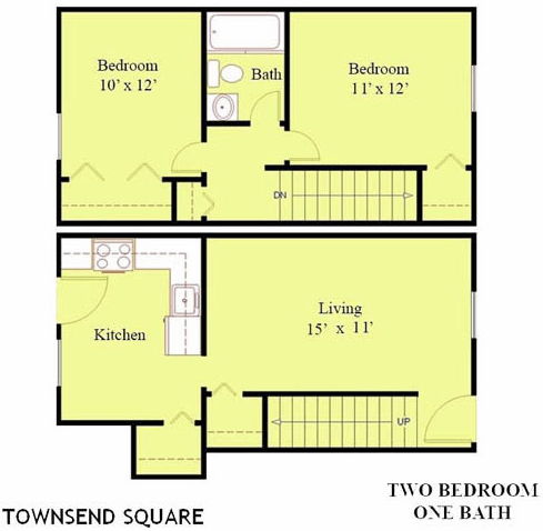 2 Bedroom Floorplan