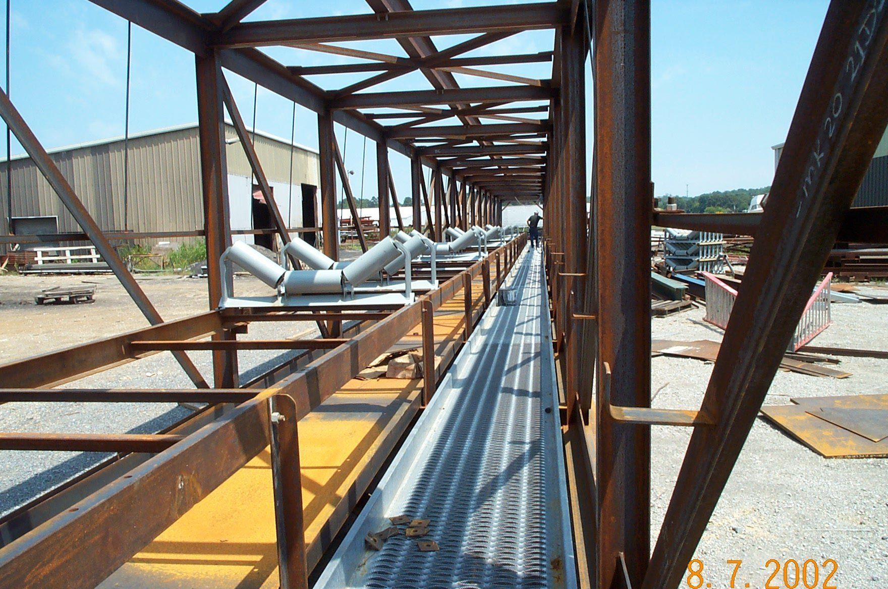 A picture of a bridge taken on august 7 2002