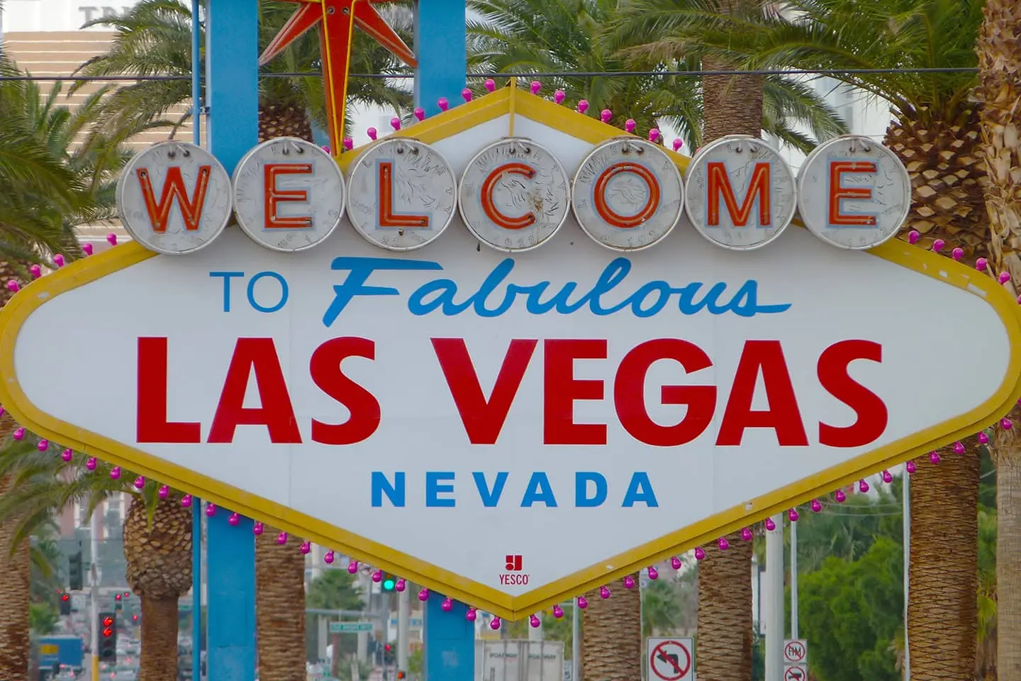 A sign that says welcome to fabulous las vegas nevada