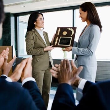 Businesswomen with award - Corporate Awards in Canton, MA Businesswomen with award - Corporate Awards in Canton, MA
