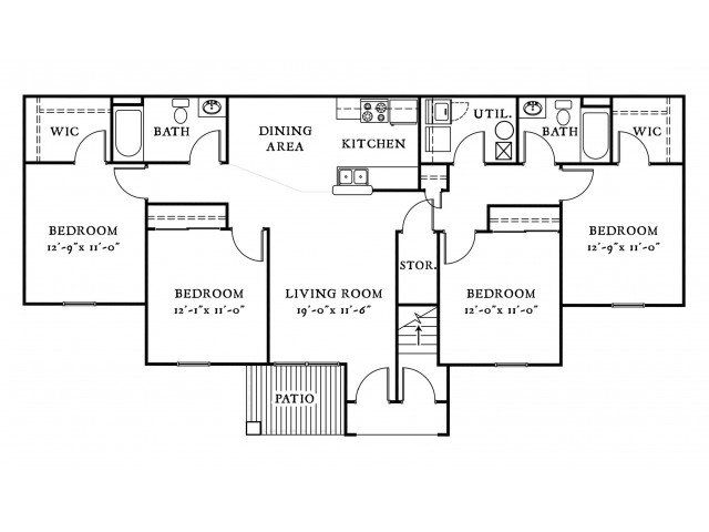 4 Bedroom Upstairs