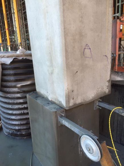 Wire Saw Grand Central Redevelopment Consaw Services Concrete Cutting