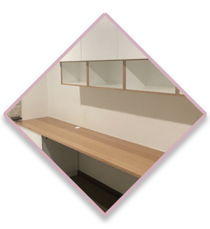 Built in home office built in home office