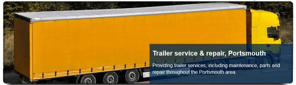 To book service for your trailer or commercial vehicle in Portsmouth call 02392 650 760 Yellow trailer