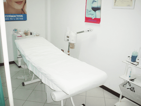 Lettino per trattamenti corpo