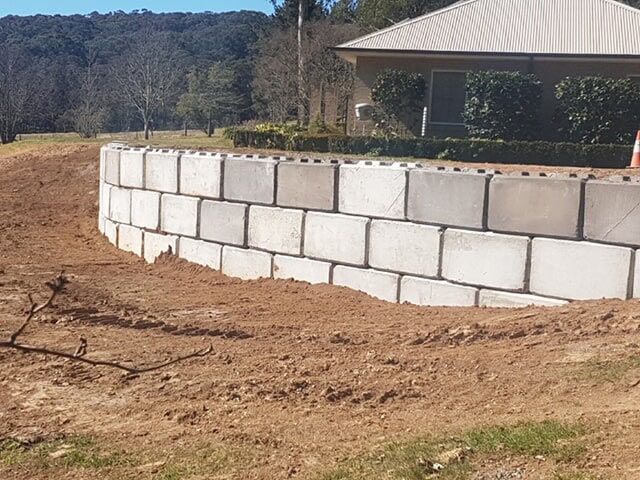 Hollow Blocks — C & E Earthmoving in Moss Vale, NSW