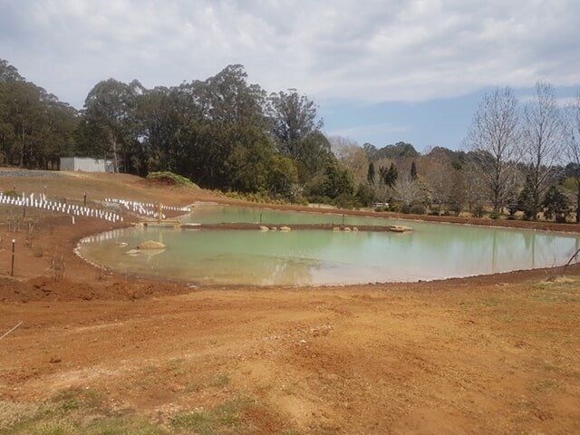 Mini Lake — C & E Earthmoving in Moss Vale, NSW