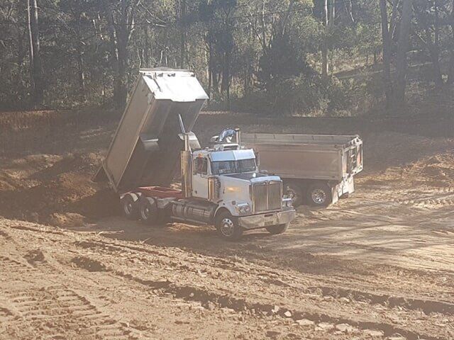 Tipper Truck — C & E Earthmoving in Moss Vale, NSW