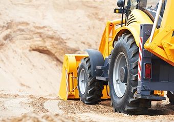 Wheel Loader Excavator — C & E Earthmoving in Moss Vale, NSW