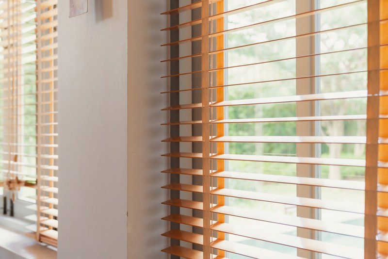 Brown Blinds on Window — Denham Springs, LA — Blinds By Tones & Textures Brown Blinds on Window — Denham Springs, LA — Blinds By Tones & Textures