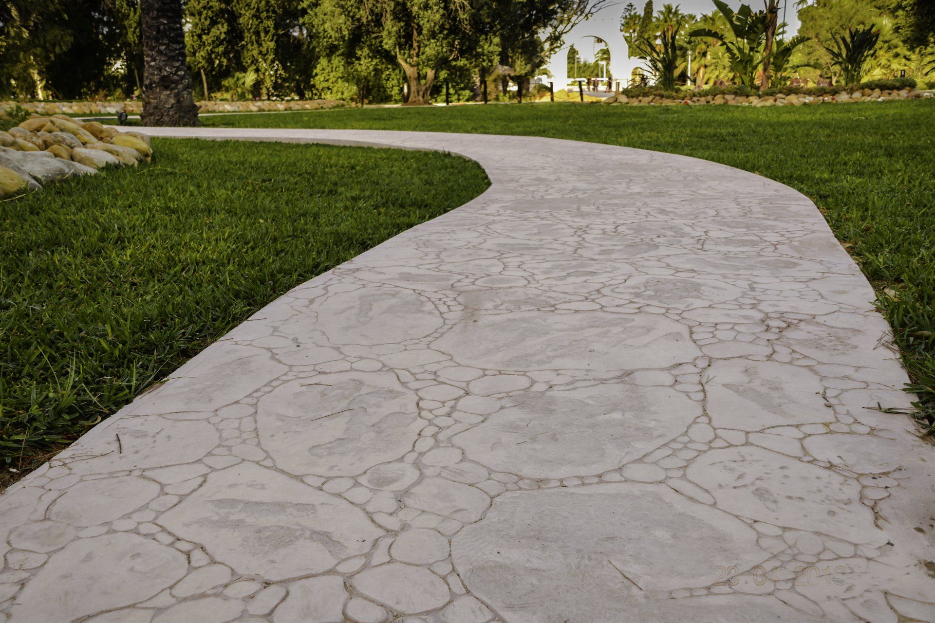 stone sidewalk Middle Tennessee