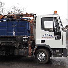 waste disposal truck