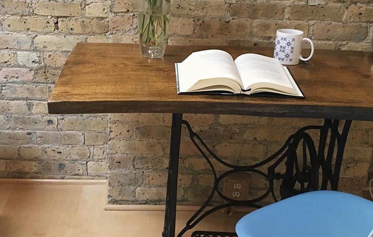 Live edge desk