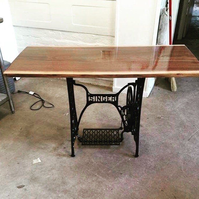 Live edge desk